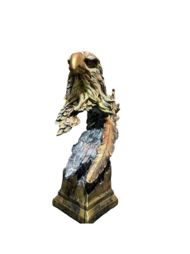 Majestic Eagle Head Sculpture